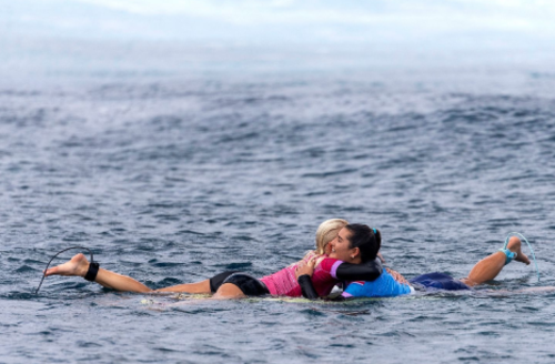 Brisa Hennessy queda fuera del podio olímpico por interferencia en surf. (Foto: captura de pantalla)