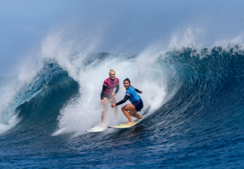 La surfista vio frustrado su sueño de conseguir una medalla en los Juegos Olímpicos. (Foto: captura de pantalla) 