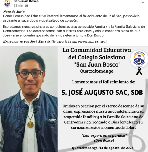 (Foto: Comunidad Salesiana de Don Bosco)