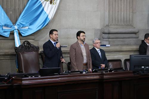 Aunque presidió la sesión, Nery Ramos no quiso dar declaraciones este día. (Foto: Congreso)