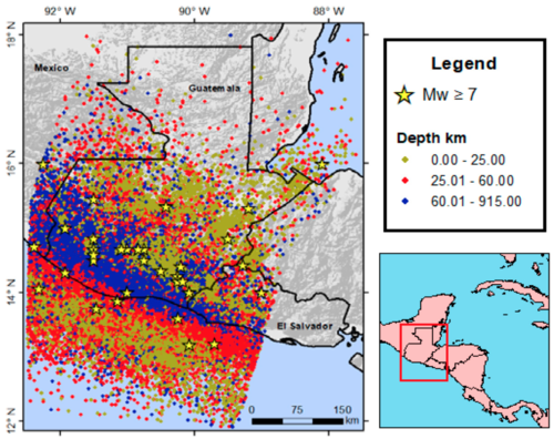 Sismos, temblores, terremoto, Guatemala