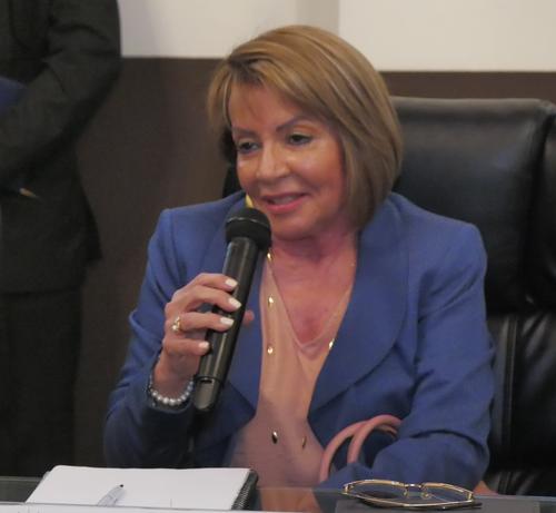La ministra de Comunicaciones, Jazmín de la Vega, habló sobre los hallazgos en contratos adjudicados por el CIV. (Foto: Cortesía)