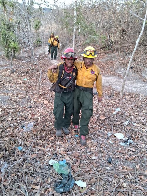 CONRED, Brigada de Respuesta a Incendios Forestales, BRIFGUA, Volcán de Agua