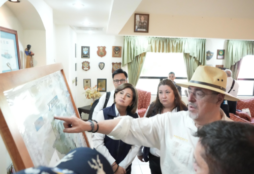 Presidente Bernardo Arevalo iniciando Jornada de trabajo en Petén (Foto: Gobierno de Guatemala)