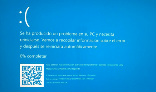 Windows, Microsoft, pantalla azul, fallo