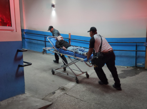 Ataque armado en Villa Nueva (Foto: Bomberos Voluntarios)