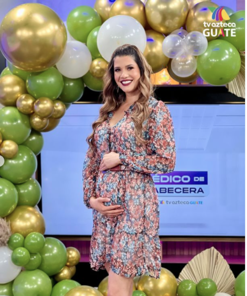 Catherine Gregg, embarazo, TV Azteca, cigüeña 