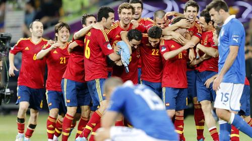 España goleó a Italia en 2012 y consiguió la tercera Eurocopa de su historia. (Foto: UEFA)