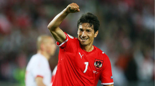 El austriaco Ivica Vastic durante la Eurocopa 2008. (Foto: UEFA)