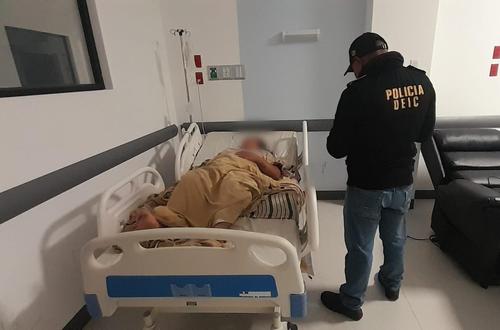 La madre del menor violentado se encontraba en un hospital durante su captura. (Foto: PNC)