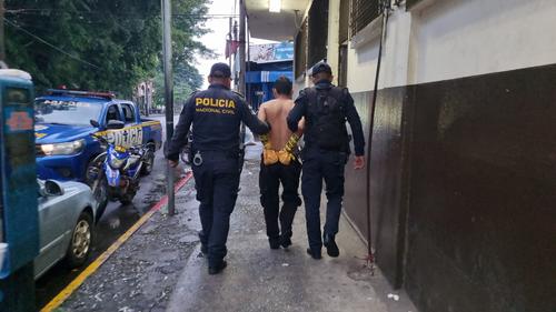 agente, seguridad, dispara, compañero, santa lucía cotzumalguapa, guatemala