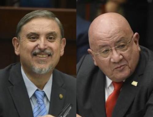 Miquel Cortés y Raúl Arévalo fueron electos el pasado 5 de junio como presidentes de las postuladoras. (Fotos: Wilder López/Soy502)