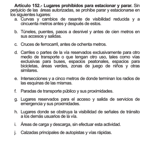 Foto: captura de pantalla/Ley de Tránsito