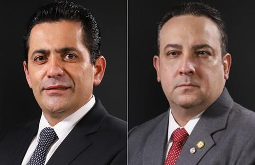 Oscar Chinchilla es gerente del Intecap y Julio Lainfiesta fue electo subsecretario de Conamigua. (Foto: Soy502)