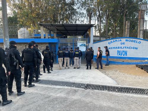 La requisa en el exterior de la Granja Modelo de Rehabilitación Pavón, Fraijanes dio los resultados estimados en el análisis de expertos policiales.