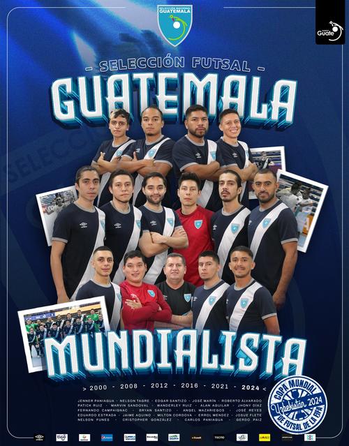 Guatemala estará presente en la Copa Mundial de Futsal por sexta ocasión en la historia. (Foto: Fedefut)
