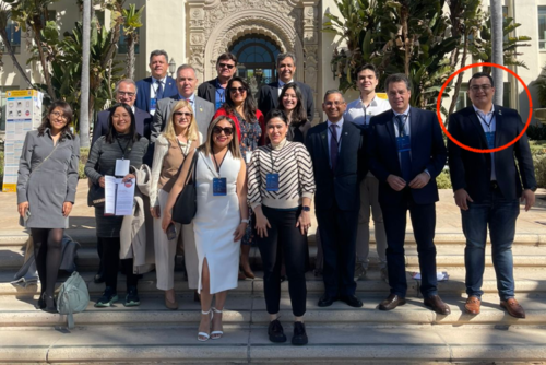 El diputado Byron Rodríguez está desde el sábado en Los Ángeles, California. (Foto: Transparencia Electoral)