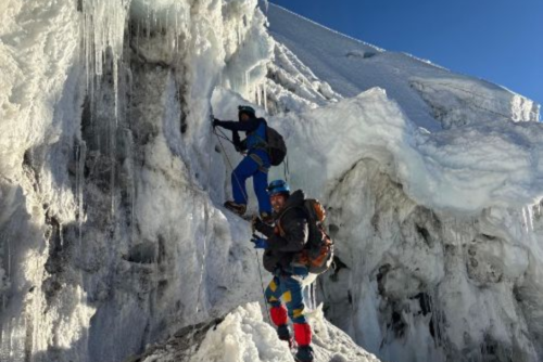 El Monte Everest es su objetivo principal. (Foto: Roberto Hernández)