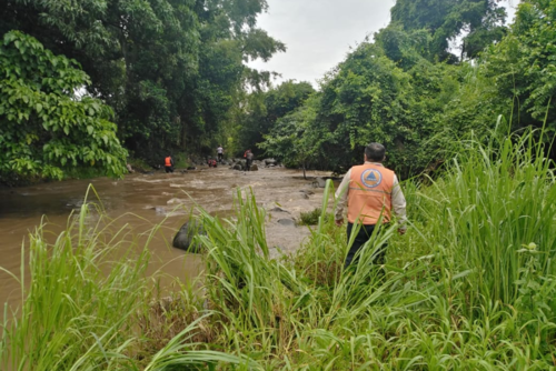 Conred advierte por crecida de ríos (Foto: Conred)