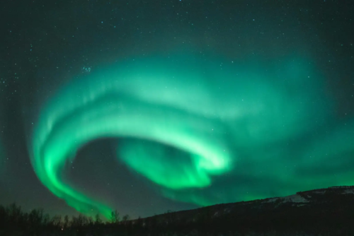 Las auroras boreales serán visibles en varias partes de Estados Unidos (Fotos: Infobae)