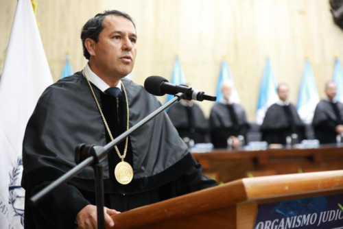 Oscar Cruz, Presidente del Organismo Judicial y de la Corte Suprema de Justicia (Foto:Soy502/Archivo)