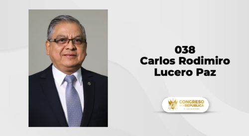 Carlos Lucero asumirá interinamente la presidencia del OJ, según notificó la CSJ. (Foto: Congreso)