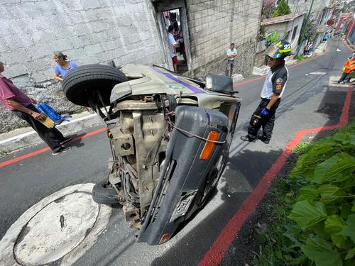 mixco, accidente de tránsito, guatemala