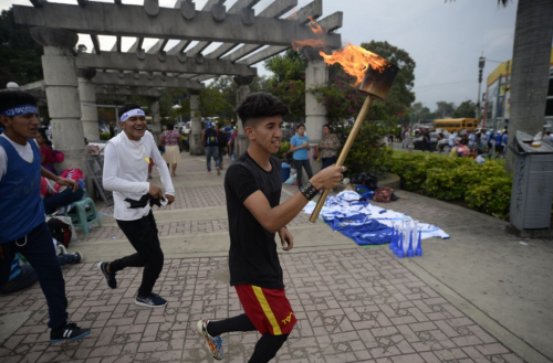 antorchas, mingob, parqueo, independencia, guatemala