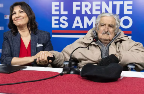 El expresidente uruguayo José Mujica durante su última aparición pública (Foto: Redes Sociales)