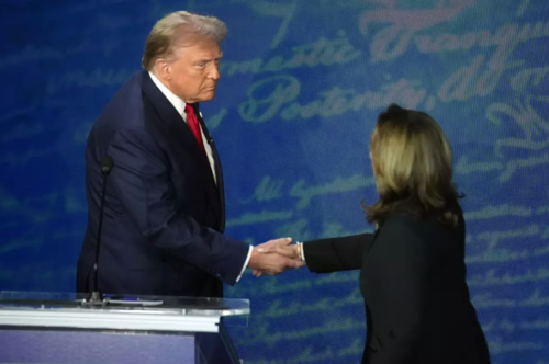 Donald Trump y Kamala Harris (Foto: Redes Sociales)