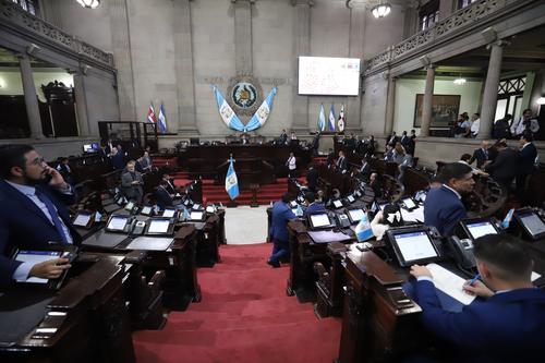 Diputados del Congreso conocieron en primera lectura el proyecto de ley de infraestructura prioritaria. (Foto: Organismo Legislativo)