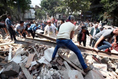 Sismo en México 2017 (Foto: The New York Times)