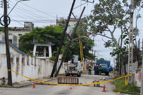 El ciclón afectó también a Cuba (Foto: 14 y medio)
