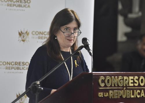 La ministra Liwy Grazioso habló sobre los cambios que habrá en el Palacio nacional de la Cultura. (Foto: Congreso)