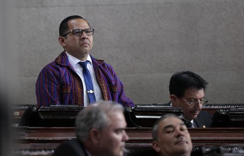 Desde el año pasado, el diputado Bequer Chocooj dejó clara su oposición al gobierno de Bernardo Arévalo. (Foto: Wilder López/Soy502)