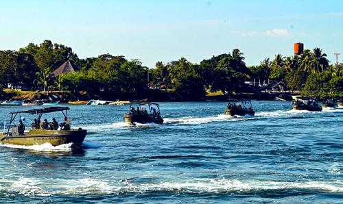 Según las autoridades, con los nuevos buques se mejorará el combate de delitos en aguas nacionales. (Foto: Ejército de Guatemala)