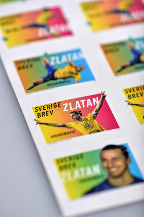 Los sellos con el rostro de Zlatan han generado ventas en un solo día equivalentes a la sexta parte de lo vendido en todo diciembre en Suecia y son cotizados en Francia