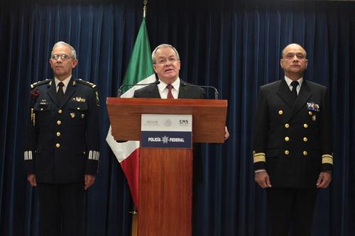 El Comisionado de Seguridad, Alejandro Rubido, brindó una conferencia donde aportó detalles de la fuga de "El Chapo" Guzmán. (Foto: EFE)