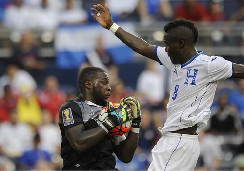 Imagen del juego Haití vs Honduras, en la Copa Oro. (Foto: EFE)