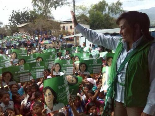 Sandra Torres, candidata por la Presidencia de la UNE. (Fotografía: Facebook/Unidad Nacional de la Esperanza)