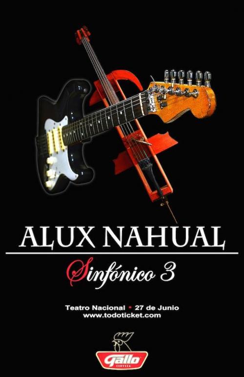 Asiste al tercer Sinfónico de Alux Nahual. (Diseño: Alux Nahual oficial) 