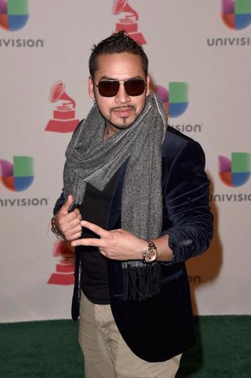 Andy Gálvez en la alfombra verde de la 15 entrega de los Latin Grammy. (Foto: Andy Gálvez oficial) 