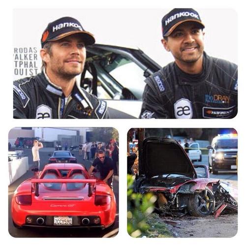 Paul Walker aparece aquí con su amigo, compañero y asesor financiero, el salvadoreño Roger Rodas. Rodas iba manejando el día del accidente en el que ambos perdieron la vida.