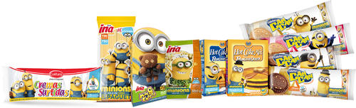 Ina, Can Can, Cuétara y Gold Medal se unen a la diversión de los Minions. 