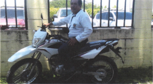 Esta es una de las motocicletas que compró la Municipalidad de Morales, Izabal. (Foto: captura de pantalla)