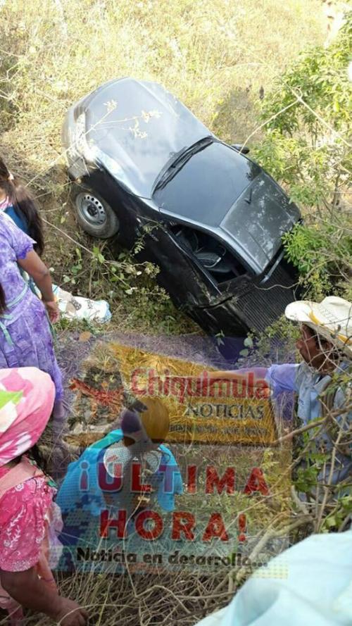 La menor de ocho años murió y otro niño de diez resultó herido en el percance vial. (Foto: Facebook/Chiquimula noticias)