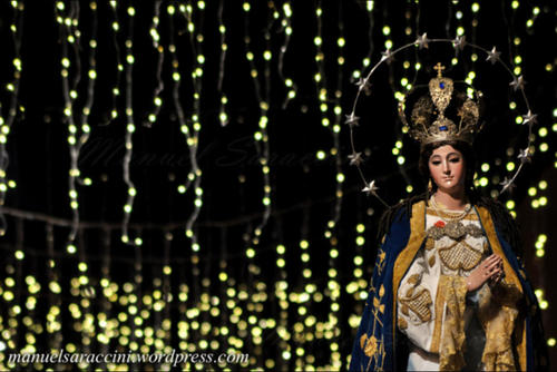 Cada 8 de diciembre sale a las calles la procesión de la Virgen de Concepción.  (Foto: Archivo/Soy502) 
