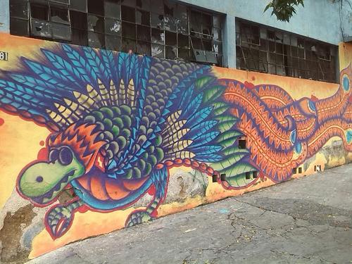 Esta es una de las piezas del artista en la calle. (Foto: Dopezilla) 