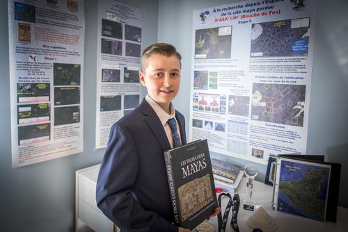 El joven canadiense William Gadoury podría haber descubierto una nueva Ciudad Maya. (Foto: Le Journal de Montréal)