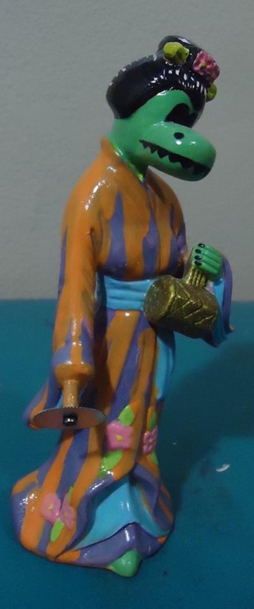 Esta es una de las figuras intervenidas por Dopezilla. (Foto: Soy502) 